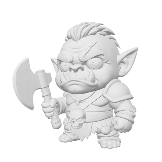 Chibi Orc — 3D Printable STL & 3MF