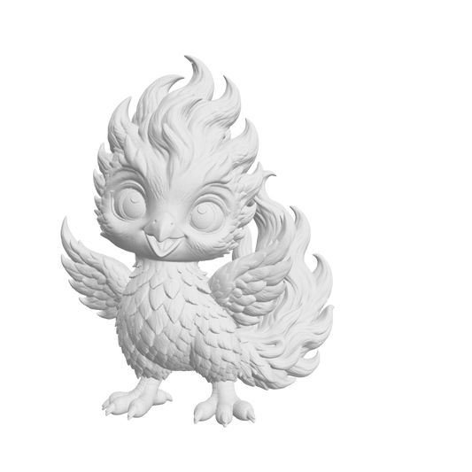 Chibi Phoenix — 3D Printable STL & 3MF